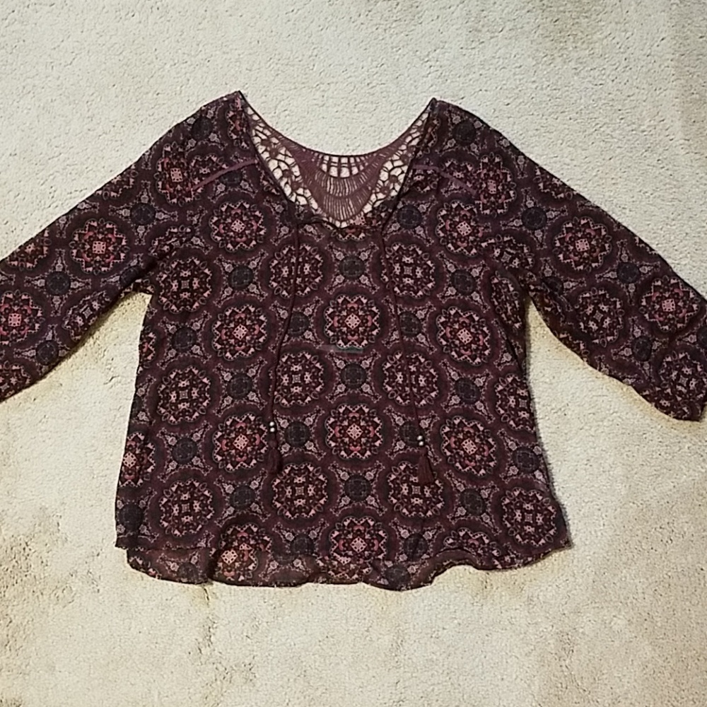 Soft printed blouse